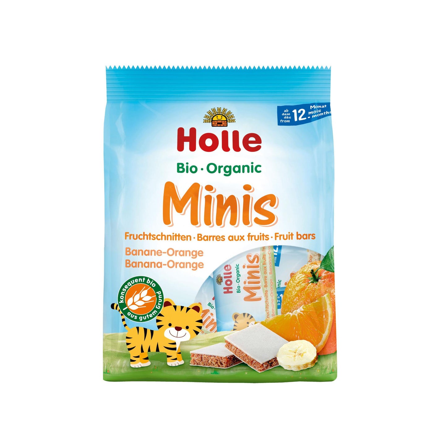 Mini Banana & Orange Bars (from 12 months) Eco Holle 100g
