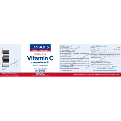 Ascorbinezuur, 250 mg, Lamberts