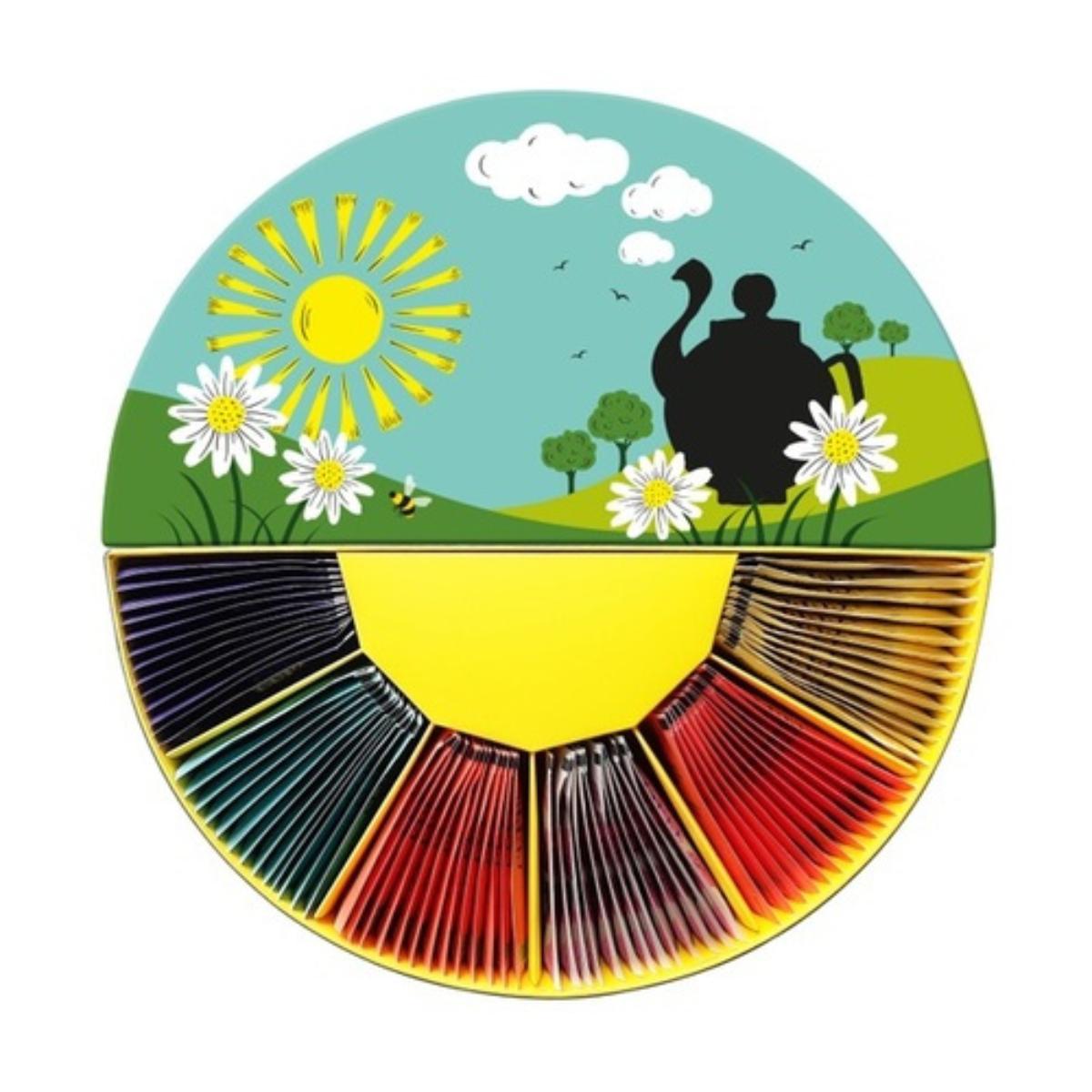 Geschenkbox mit Bio-Kräutertees und -Tees Cupper 78 Beutel