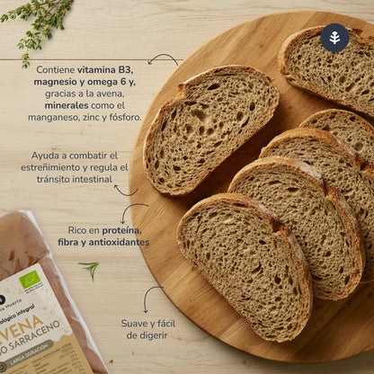 Pain complet à l'avoine et au sarrasin ECO Planeta Huerto 500 g