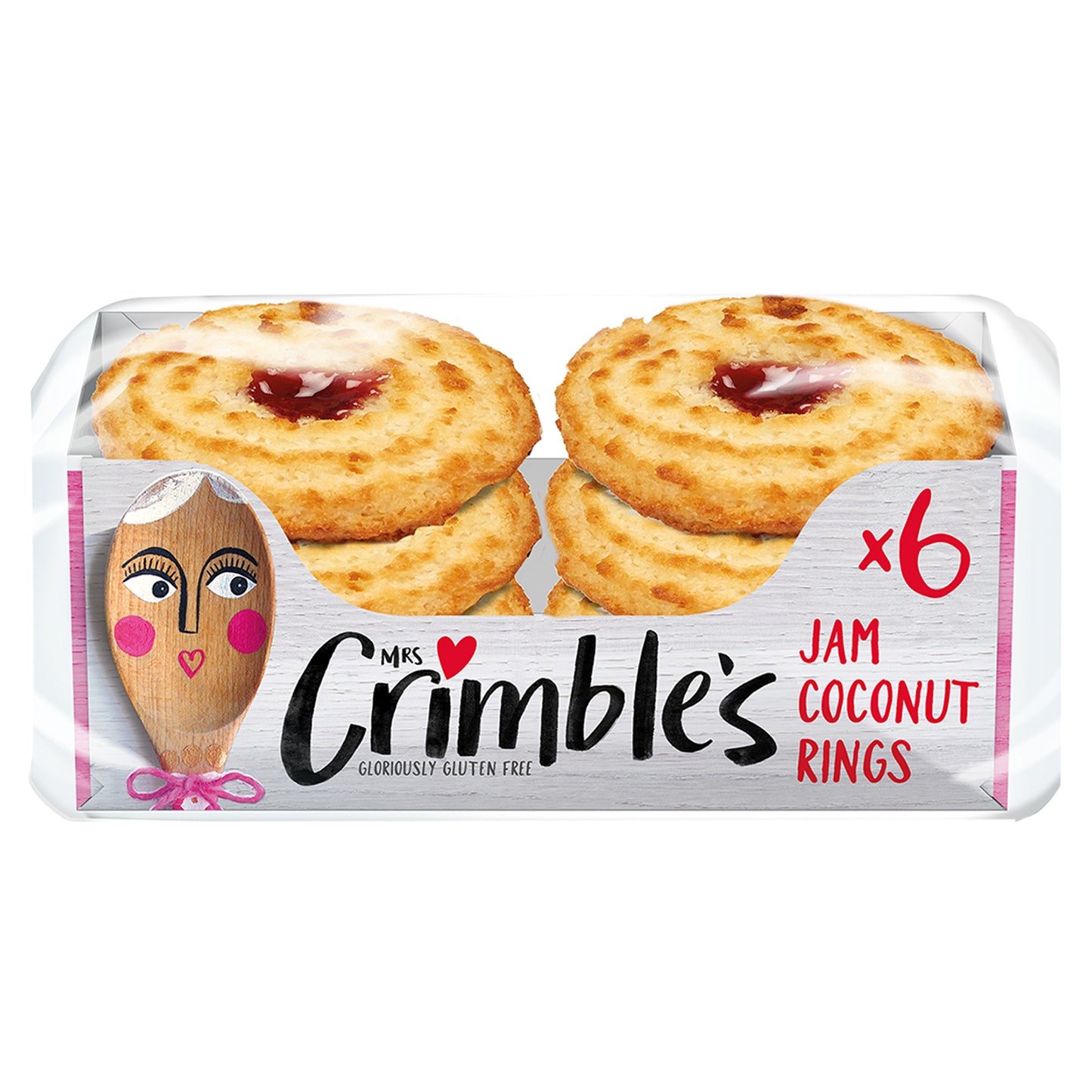 Kokos-Erdbeer-Kekse glutenfrei 240 g Mrs Crimbles