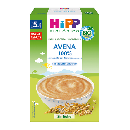 Pack of 2 x 100% Organic Oatmeal Cereal 200 g