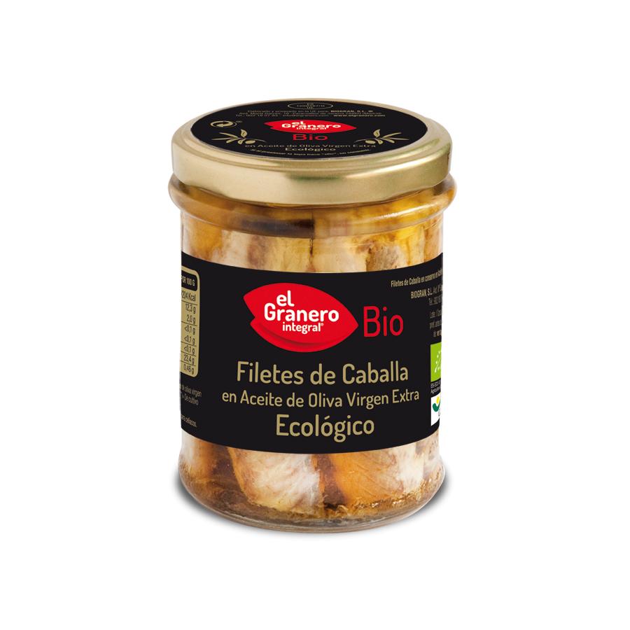 Bio-Makrelenfilets in nativem Olivenöl extra von El Granero, 195 g