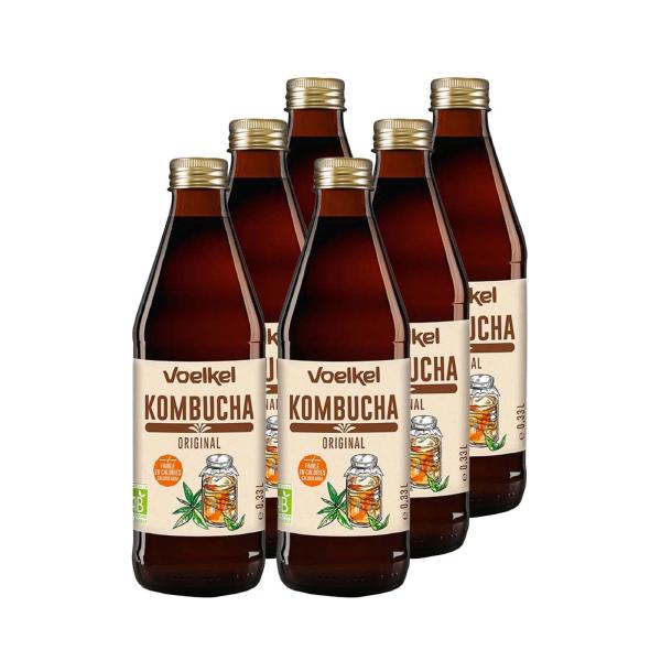 6er-Pack Kombucha Original BIO Voelkel 750 ml