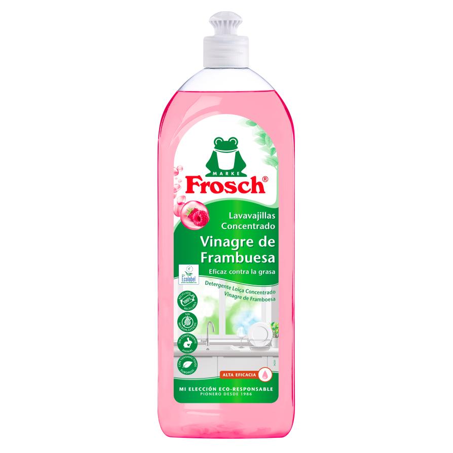 Płyn do mycia naczyń o zapachu malinowym Frosch 750 ml