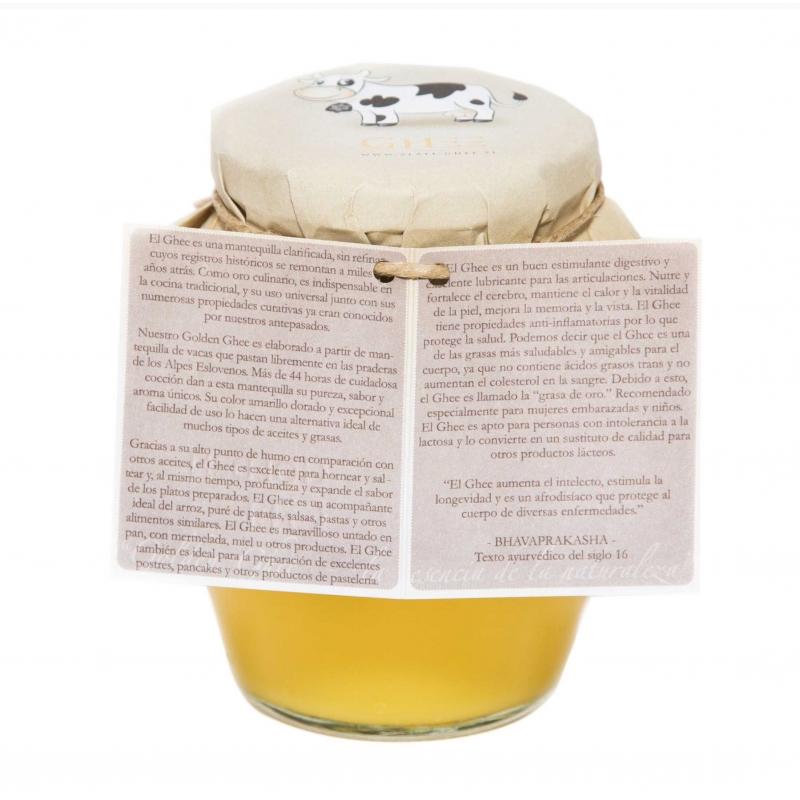 Goldenes Ghee Bio-geklärte Kuhbutter Goldenes Ghee 370 ml