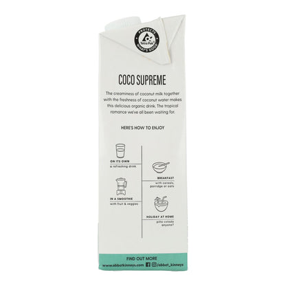 6er-Packung Supreme Kokos-Gemüsegetränk Bio Abbot Kinney 1L