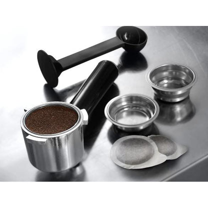 Delonghi Dedica Maestro Macchina da caffè manuale per espresso e cappuccino EC685.M metallo