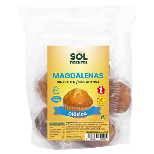 Sol Natürliche glutenfreie Muffins 190 g