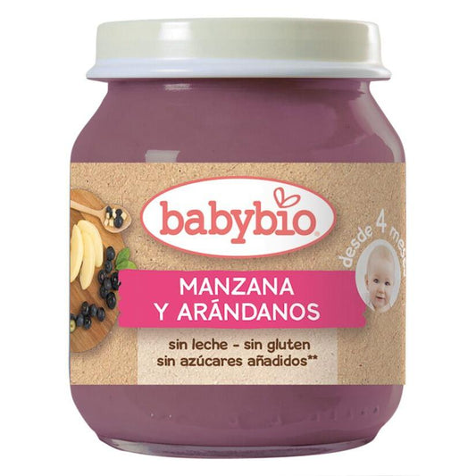 Babybio Apple and Blueberry Jar 130 g