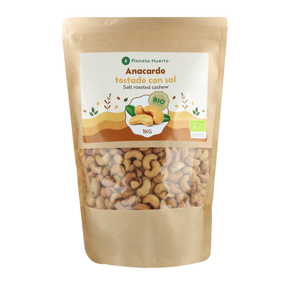 Prażone i solone orzechy nerkowca ECO Planeta Huerto 1 kg