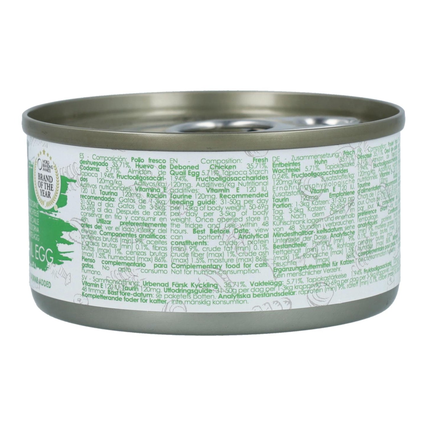Kit Cat Dose Gravy – Huhn & Wachtelei 70 g Nassfutter für Katzen in Soße