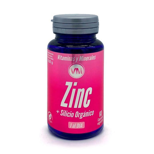 Zinc + Silicio Orgánico Ynsadiet 60 cápsulas