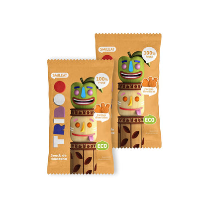 Pack of 2 ECO apple snacks 25g Triboo