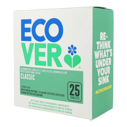 Pack 2x Lavavajillas para Máquina Classic Ecover 25 pastillas de 20g