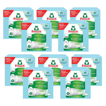 Packung mit 10 Frosch Geschirrspültabs (je 30 Tabs)