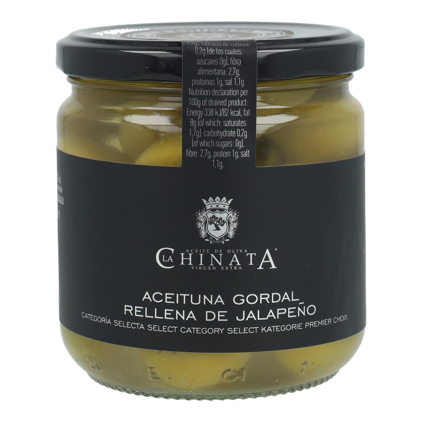 Gordal Jalapeño-Oliven La Chinata 340 gr