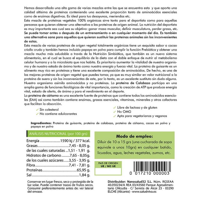 Salud Viva Activity Proteinmischung mit Kakao 500 g
