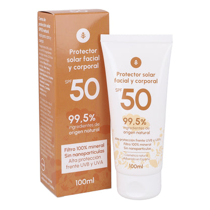 Crema solare protettiva 100% minerale SPF50 Planeta Huerto 100 ml