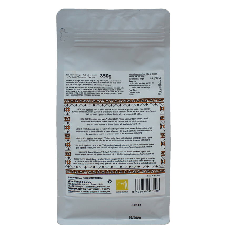 Reiner Bio-Kakao Premium Alternativa 350 g