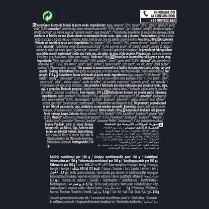 Naturgreen Brokkolicreme mit grünem Pesto, 310 g