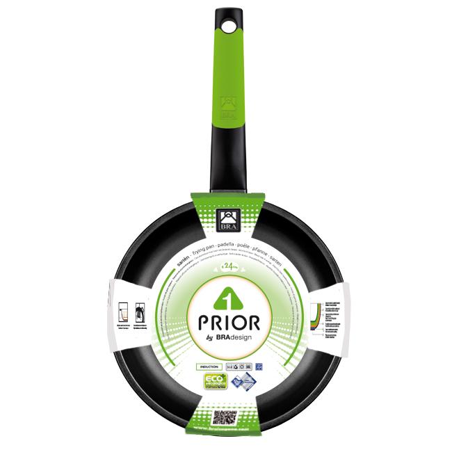 Patelnia ECO+ z odlewanego aluminium Bra Prior ø 30 cm