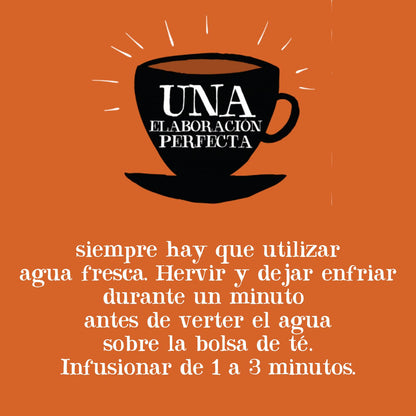 Bio-Cupper Weißer Tee mit Orange, 20 Teebeutel 