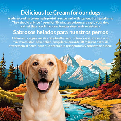 Eiscreme mit iberischem Schinken für Hunde Arquivet 50 g