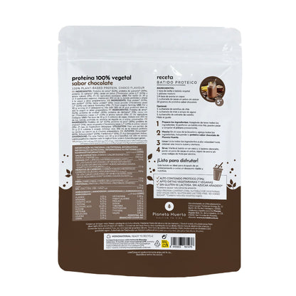 Pflanzliches Eiweiß ECO 73% Schokolade Planeta Huerto 500 g