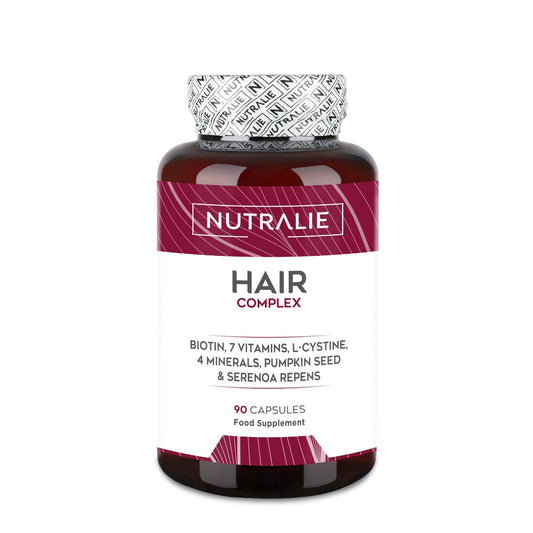 Nutralie Hair Complex + Biotine et Zinc Vitamines pour les cheveux 90 gélules
