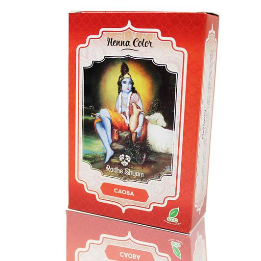 Henna-Pulver Mahagoni Radhe Shyam 100 g