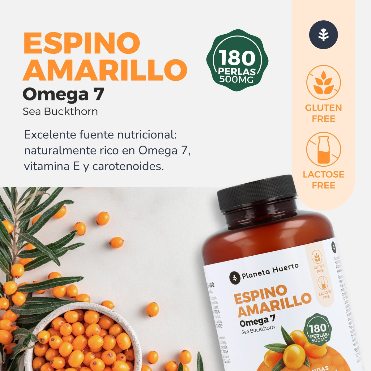 Pack 2xOmega 7 Sea Buckthorn Planet Orchard 180 Pearls