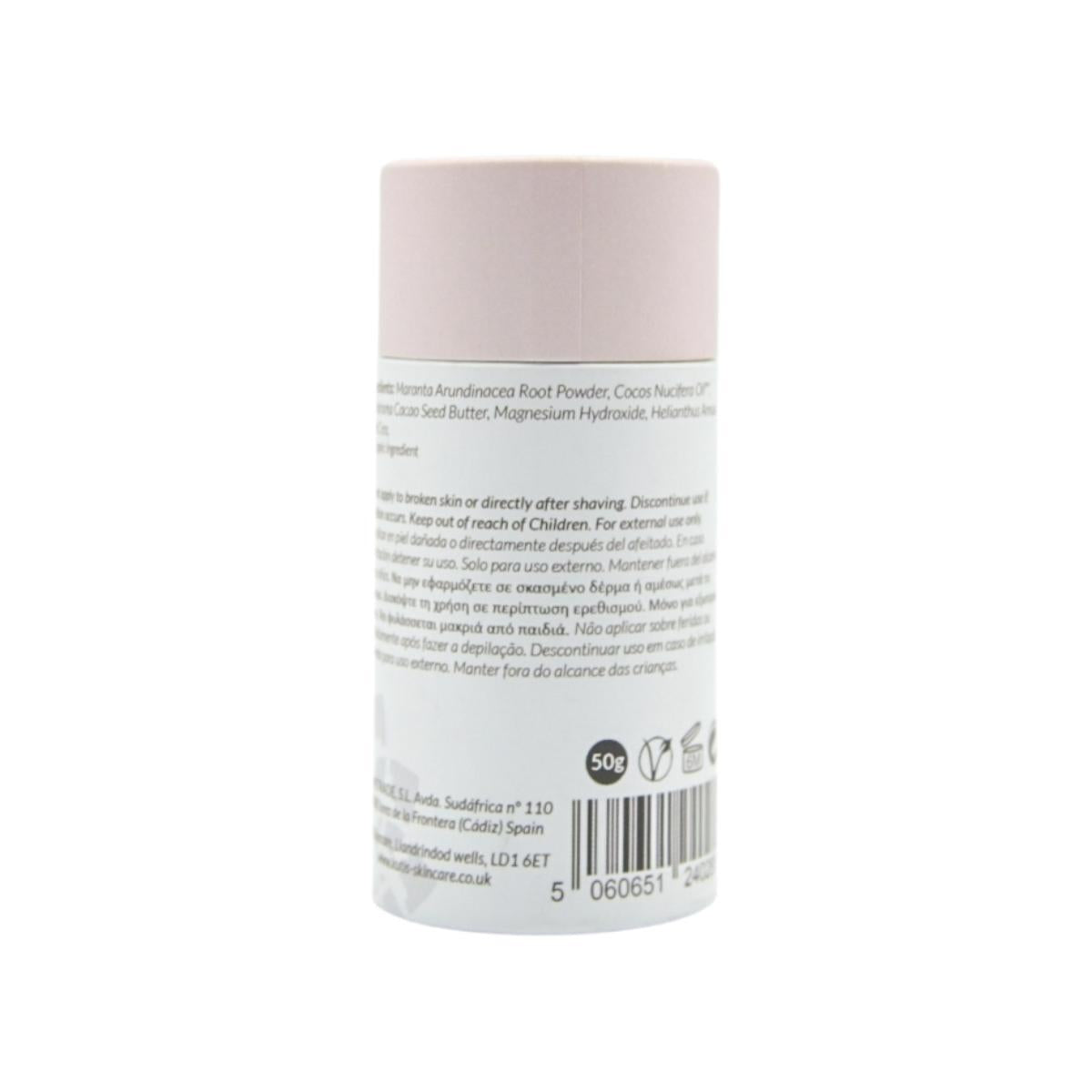 Vegan Deodorant without Bicarbonate, Fragrance-free 50 g