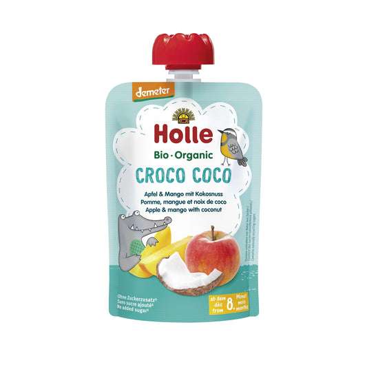 CROCO COCO – Apfel, Mango, Kokosnuss (ab dem 8. Monat) Bio/Dem Holle 100 g