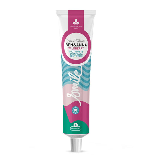 Dentifrice aux baies sauvages avec fluor Ben & Anna tube 75 ml