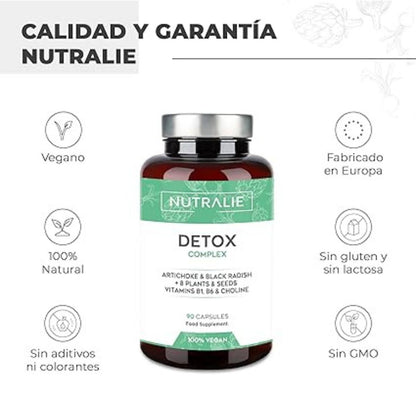 Nutralie Detox Complex med vitamin B1 + B6 och kolin 90 kapslar
