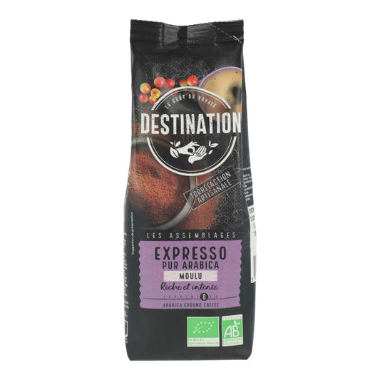Café espresso 100 % arabica BIO Destination 250 g