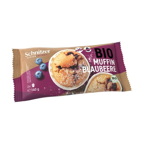 Glutenvrije bosbessenmuffins Schnitzer 140 g