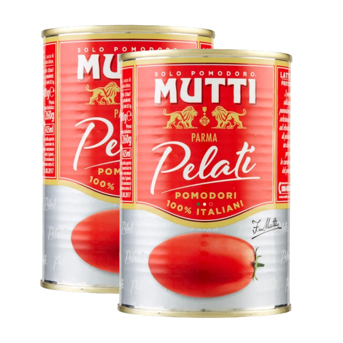 Tomate Pelado Mutti 2 uds de 400g
