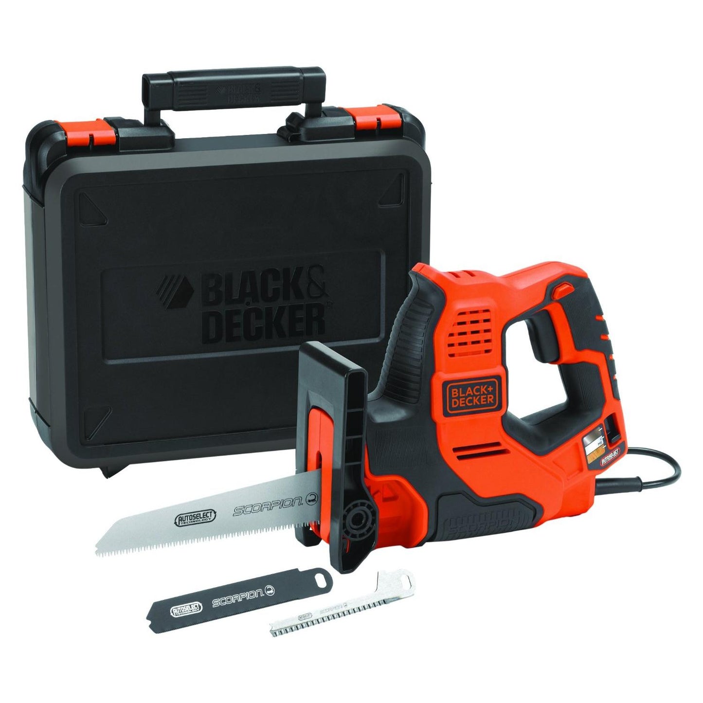 Sierra Scorpion 500W AutoSelect + 3 blades and case Black+Decker RS890K-QS