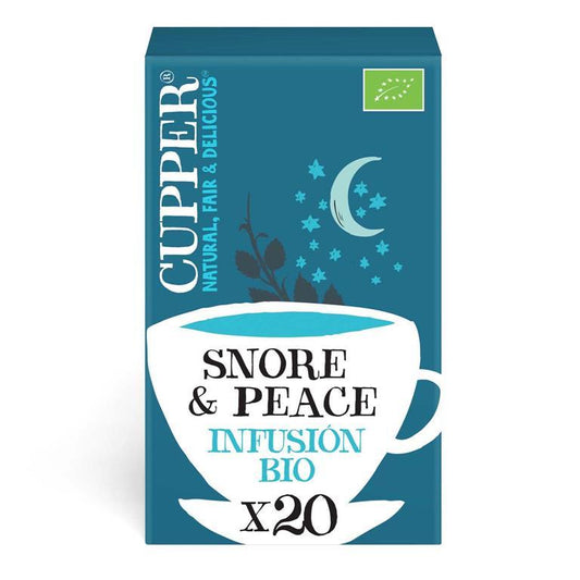 Snore & Peace Bio Cupper herbal tea 20 bags