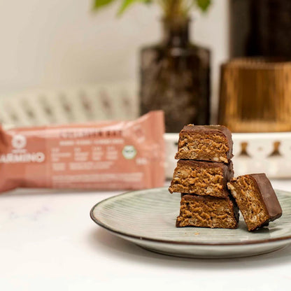 Barre protéinée et collagène BIO Amande et cacao Jarmino