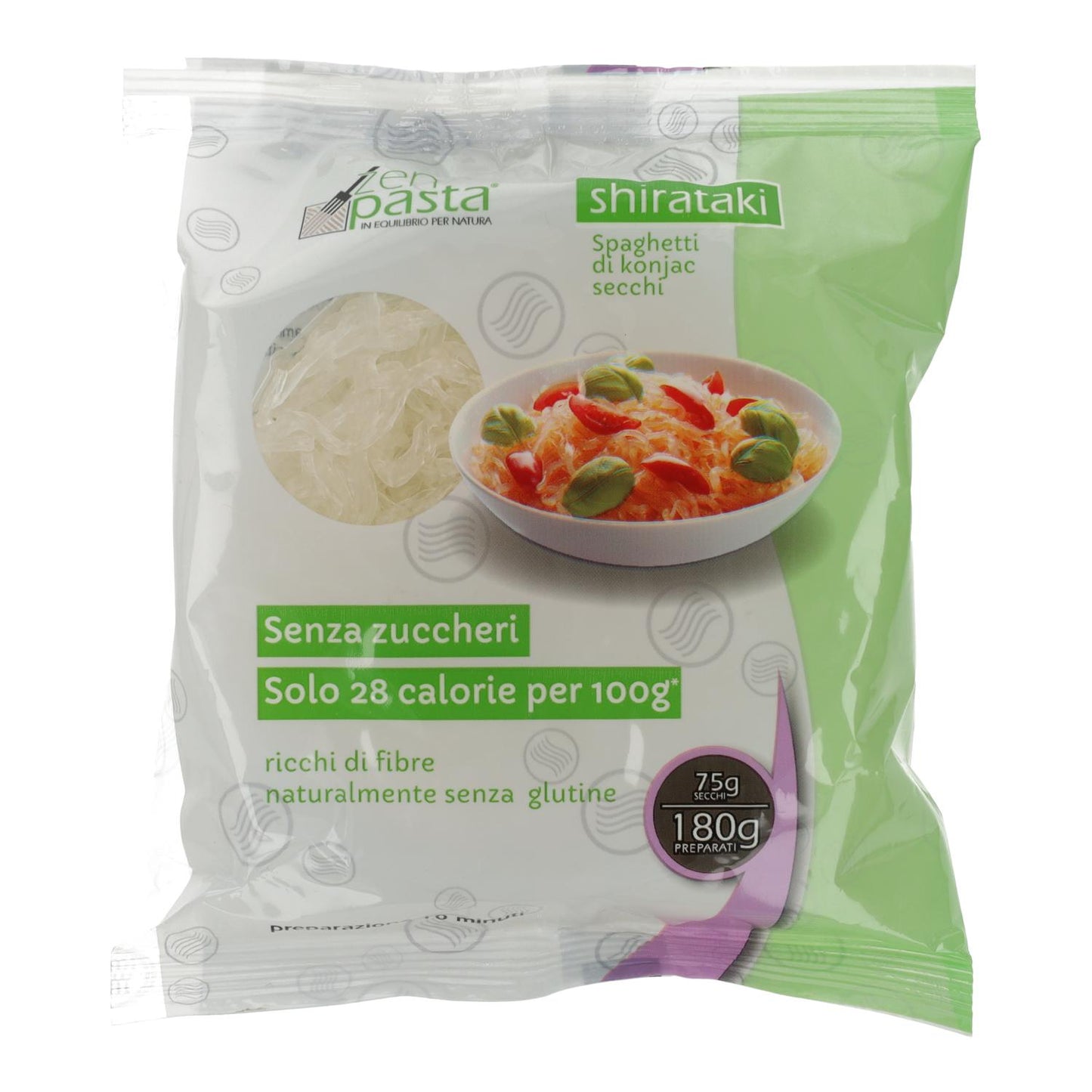 Gedroogde Konjac Shirataki-spaghetti Zen Pasta 75 g