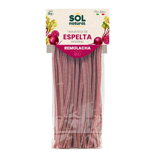 Bio-Vollkorn-Dinkel-Tagliatelle mit Roter Bete Sol Natural 250 g