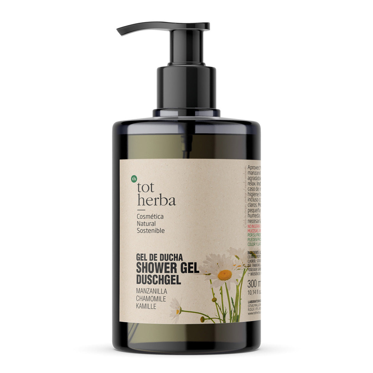 Entspannendes Duschgel Manzanilla, Tot Herba, 300 ml