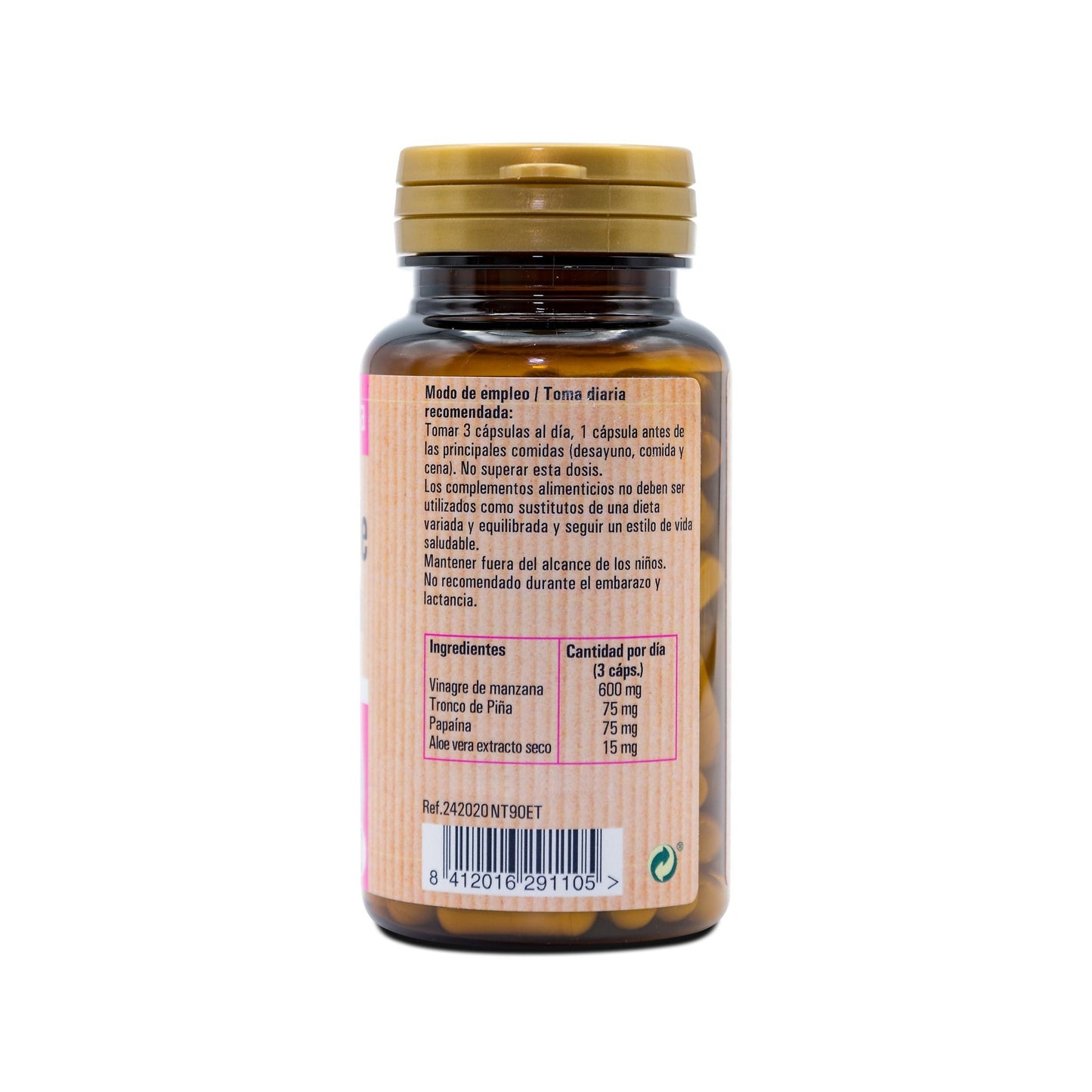 Aceto di mela, 90 capsule NaturTierra