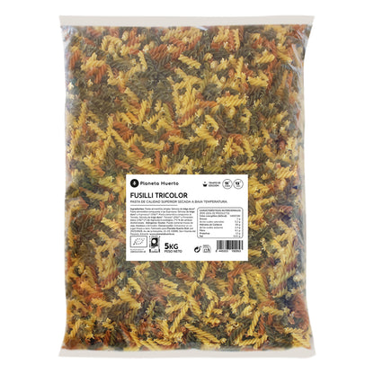 Fusilli tricolori ECO Planeta Huerto 5 Kg