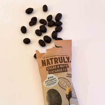 Cacao&Nuts pure chocolade, Natruly, 50 g
