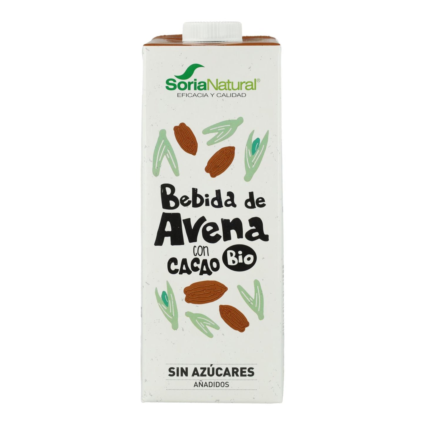 Confezione da 6 bevande all'avena con cacao BIO Soria Natural  1 L
