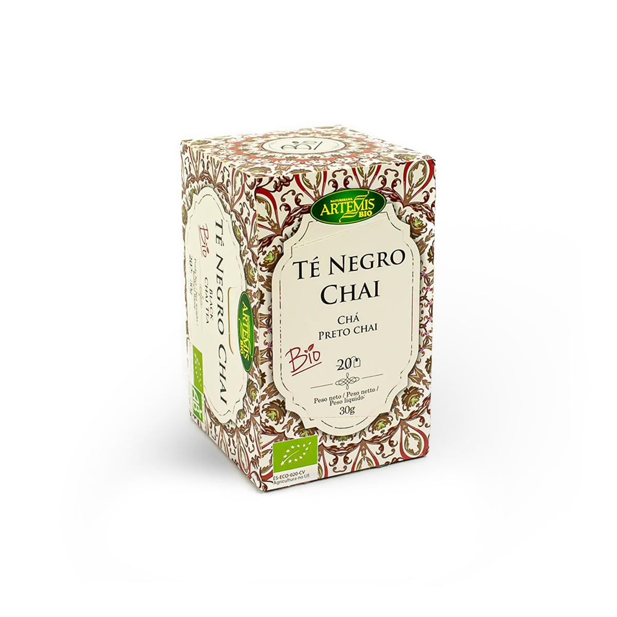 Eco Black Chai Tea 20 Artemisbio Filter
